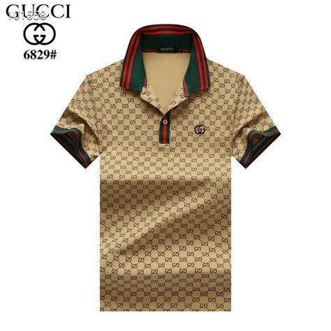 gucci mens golf shirts|Gucci t shirt men's outlet.